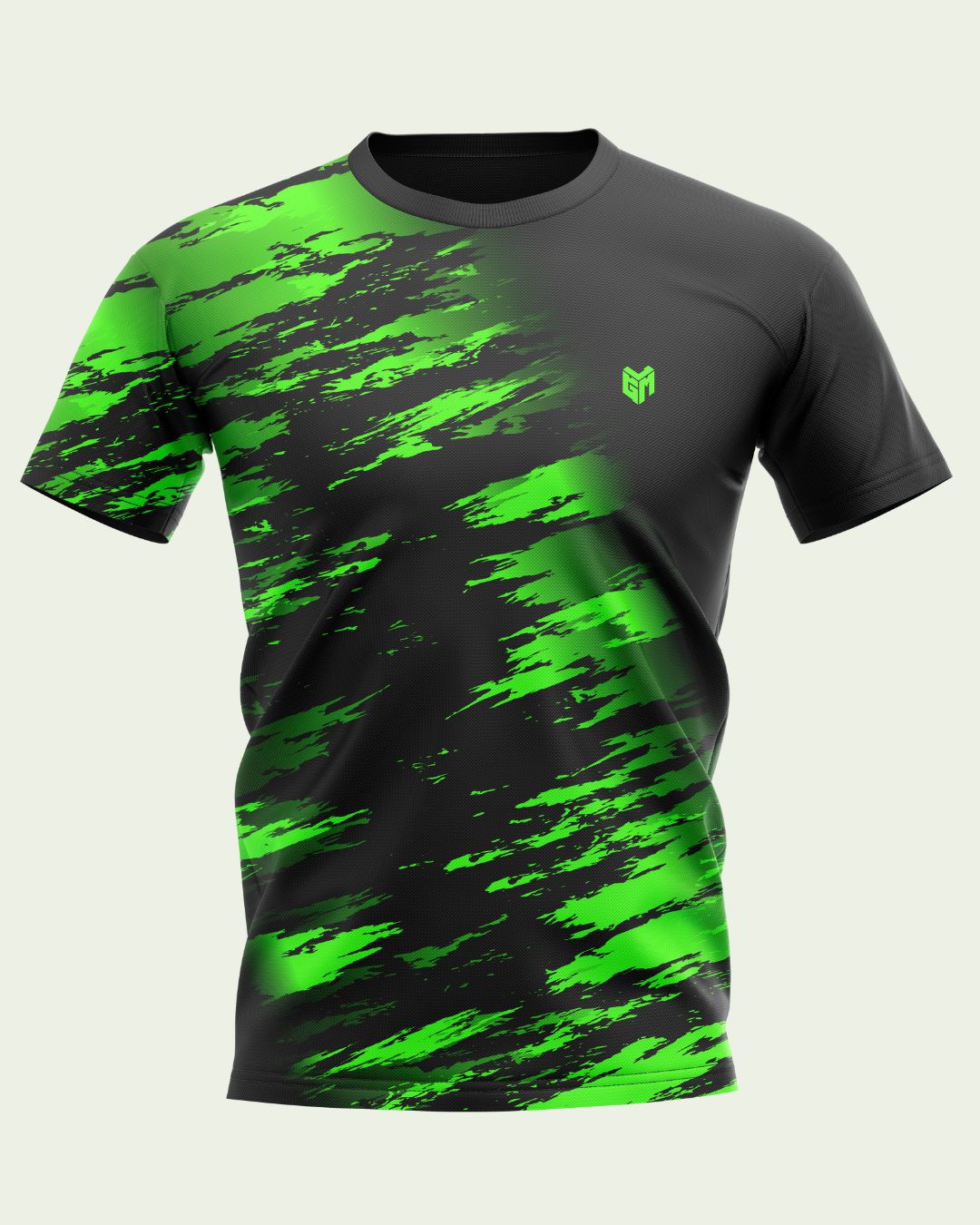 Jersey regular rush - noir/vert