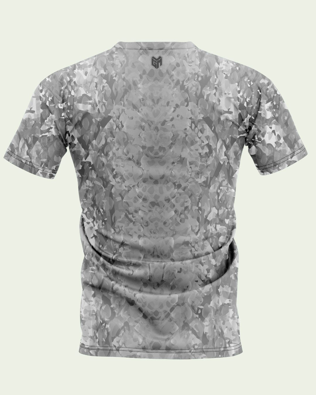 Jersey regular snake cam - gris/blanc