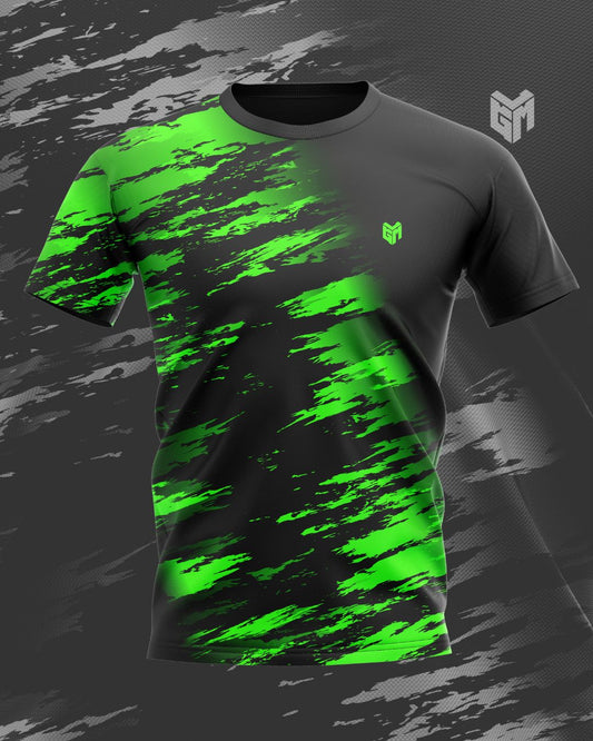 Jersey regular rush - noir/vert