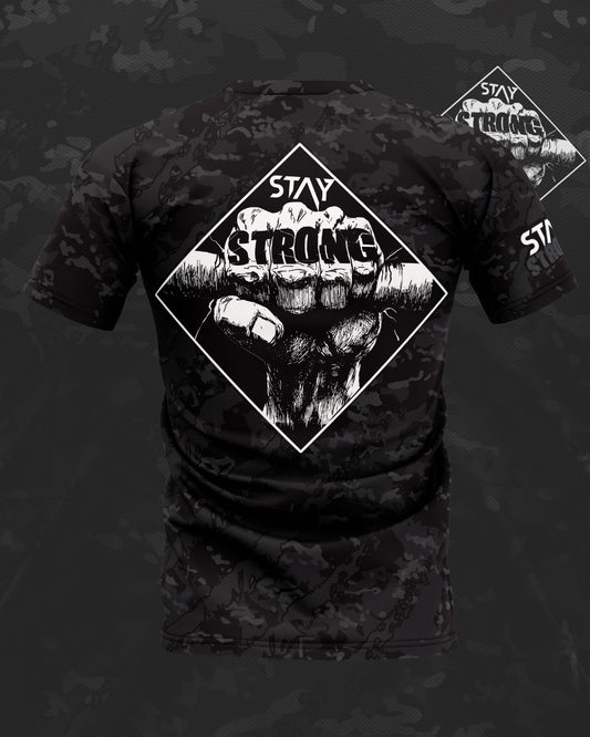 Jersey regular Stay strong - noir