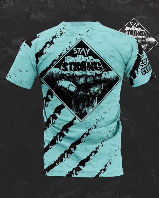 Jersey regular Stay strong - bleu